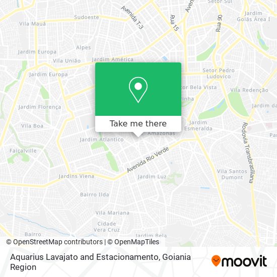 Mapa Aquarius Lavajato and Estacionamento