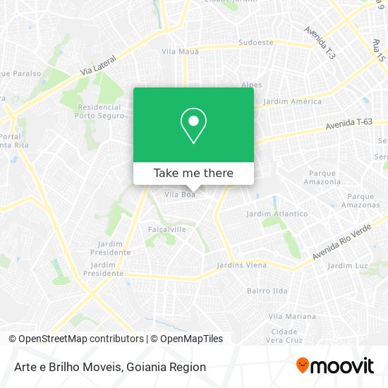 Arte e Brilho Moveis map