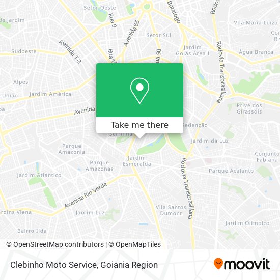 Clebinho Moto Service map