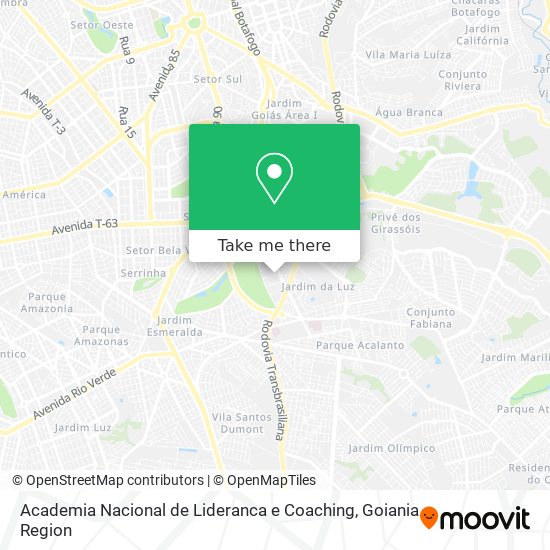 Academia Nacional de Lideranca e Coaching map