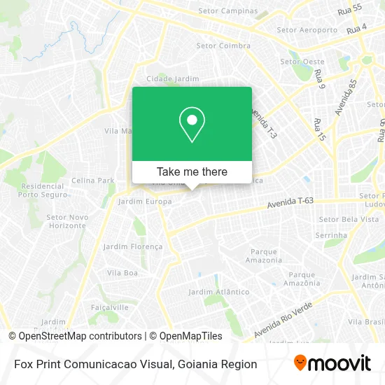 Fox Print Comunicacao Visual map