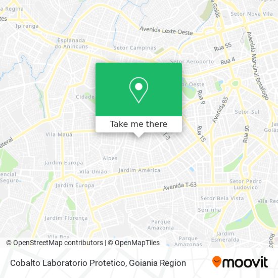 Cobalto Laboratorio Protetico map