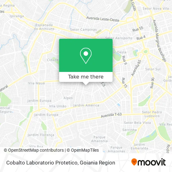 Cobalto Laboratorio Protetico map