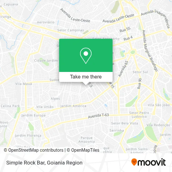 Simple Rock Bar map
