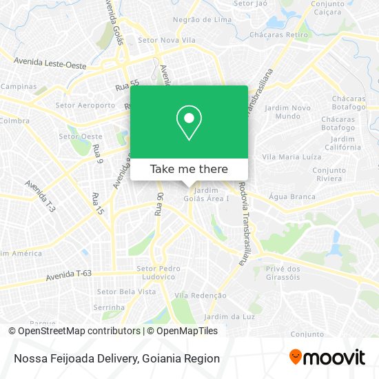 Mapa Nossa Feijoada Delivery