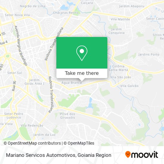 Mapa Mariano Servicos Automotivos