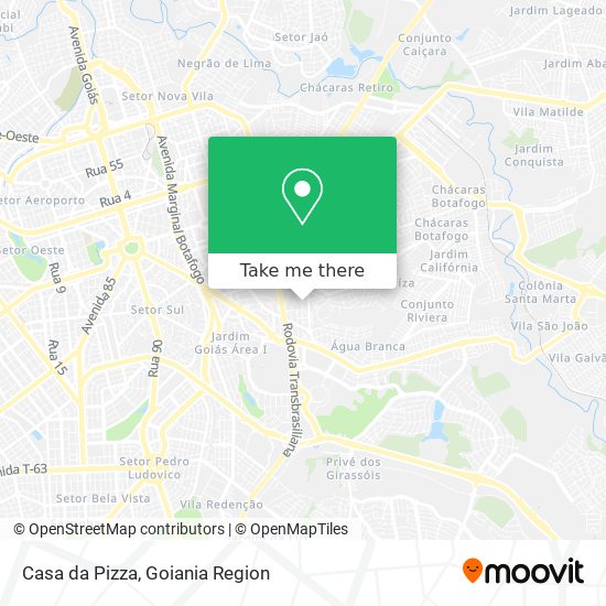 Casa da Pizza map