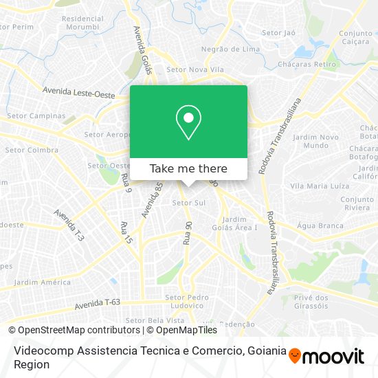 Videocomp Assistencia Tecnica e Comercio map