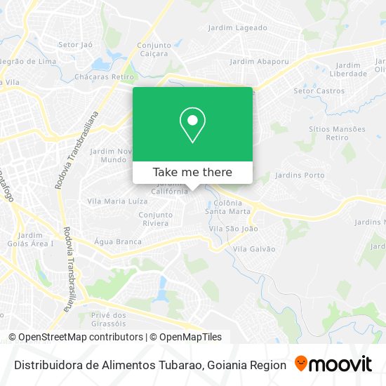 Distribuidora de Alimentos Tubarao map