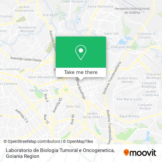 Laboratorio de Biologia Tumoral e Oncogenetica map