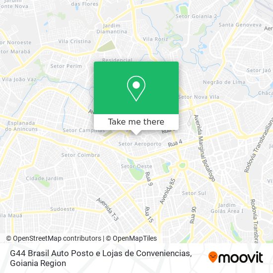 Mapa G44 Brasil Auto Posto e Lojas de Conveniencias