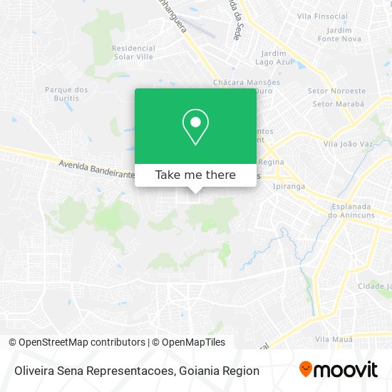 Oliveira Sena Representacoes map