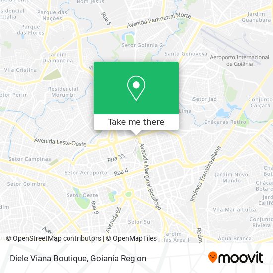 Mapa Diele Viana Boutique