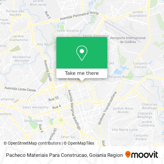 Mapa Pacheco Materiais Para Construcao