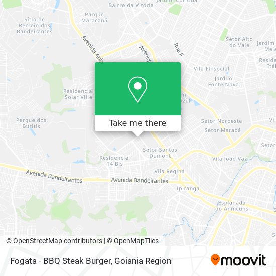 Mapa Fogata - BBQ Steak Burger