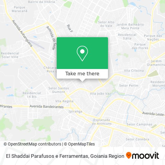 Mapa El Shaddai Parafusos e Ferramentas