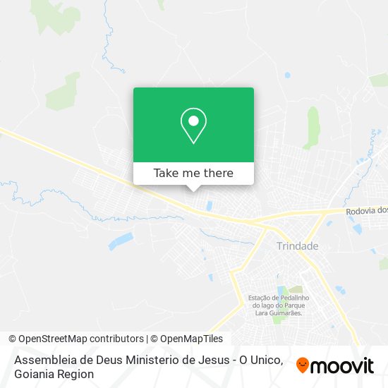 Assembleia de Deus Ministerio de Jesus - O Unico map