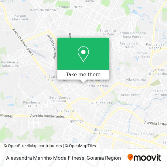 Mapa Alessandra Marinho Moda Fitness