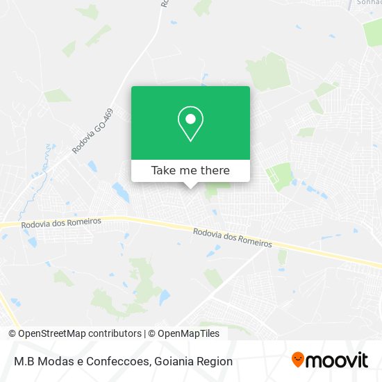 M.B Modas e Confeccoes map