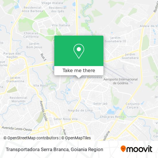 Transportadora Serra Branca map