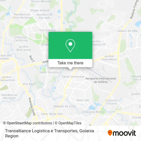 Transalliance Logistica e Transportes map