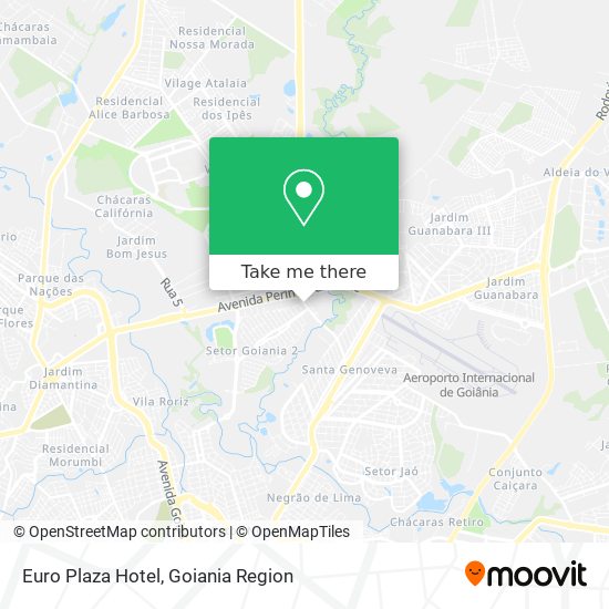 Mapa Euro Plaza Hotel