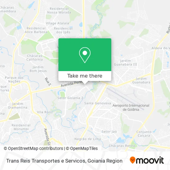 Trans Reis Transportes e Servicos map