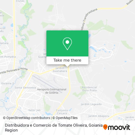 Distribuidora e Comercio de Tomate Oliveira map