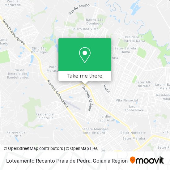 Loteamento Recanto Praia de Pedra map