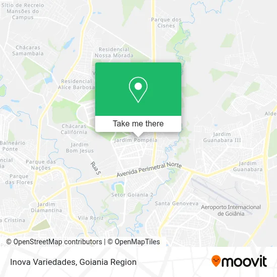 Inova Variedades map