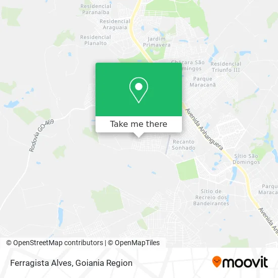 Ferragista Alves map