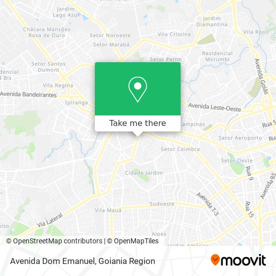 Avenida Dom Emanuel map