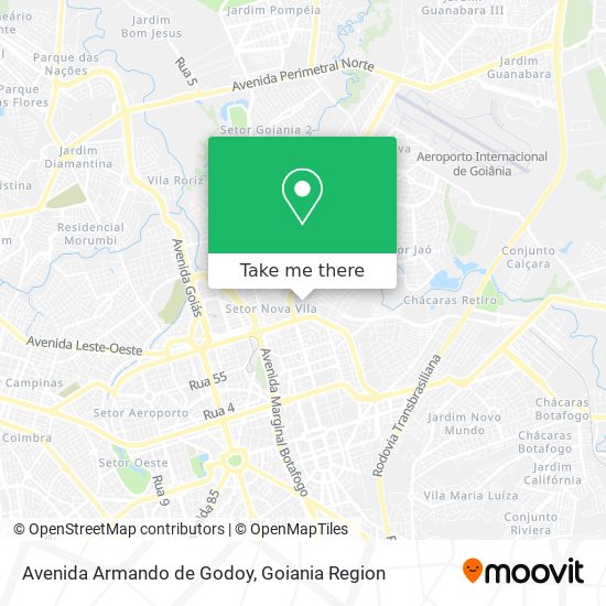 Mapa Avenida Armando de Godoy