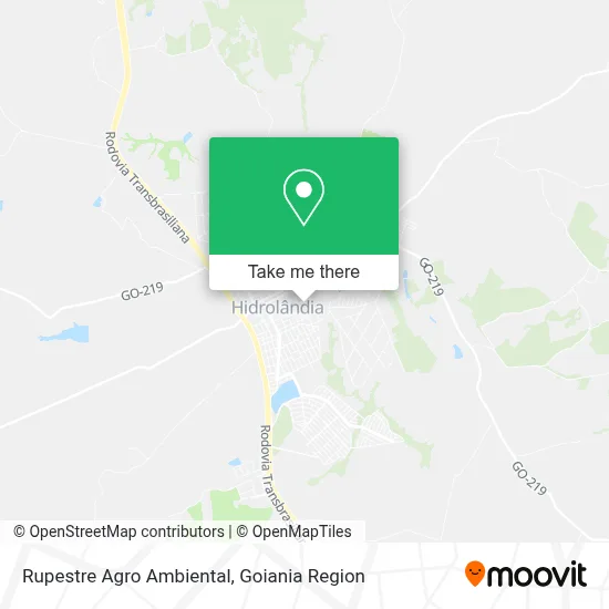 Rupestre Agro Ambiental map