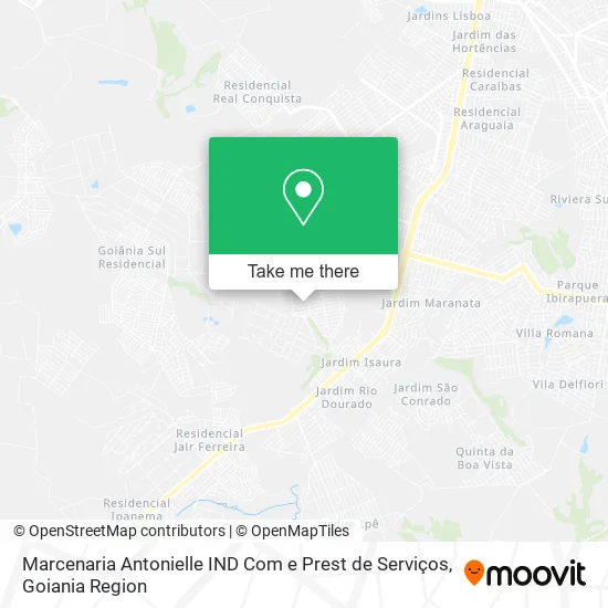 Marcenaria Antonielle IND Com e Prest de Serviços map