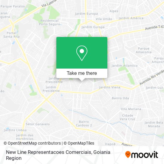 Mapa New Line Representacoes Comerciais