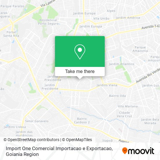 Import One Comercial Importacao e Exportacao map