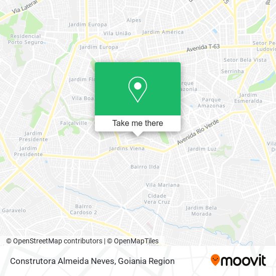 Mapa Construtora Almeida Neves