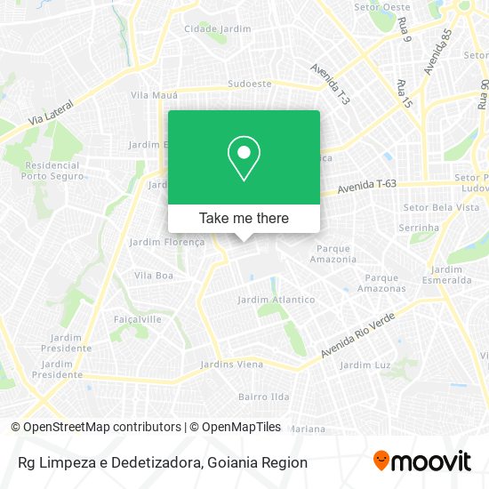 Rg Limpeza e Dedetizadora map