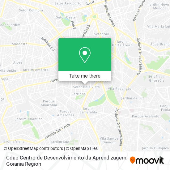 Cdap Centro de Desenvolvimento da Aprendizagem map