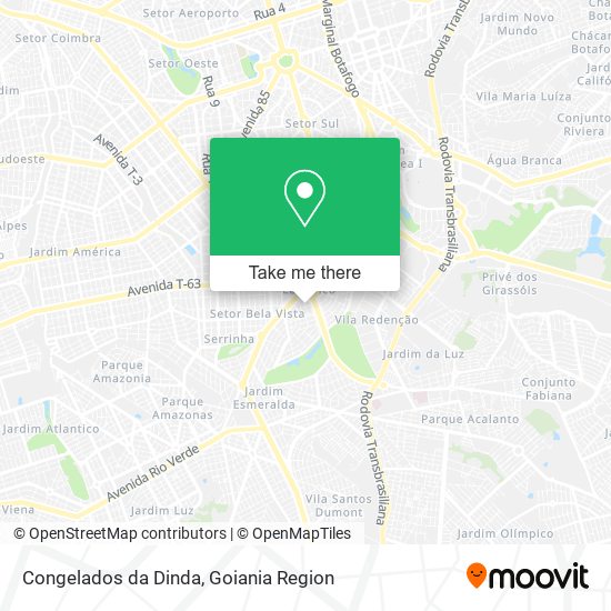 Congelados da Dinda map