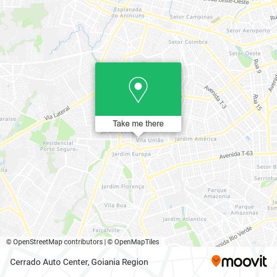 Cerrado Auto Center map