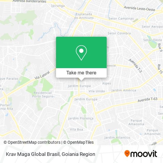 Mapa Krav Maga Global Brasil