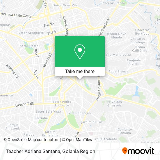 Teacher Adriana Santana map