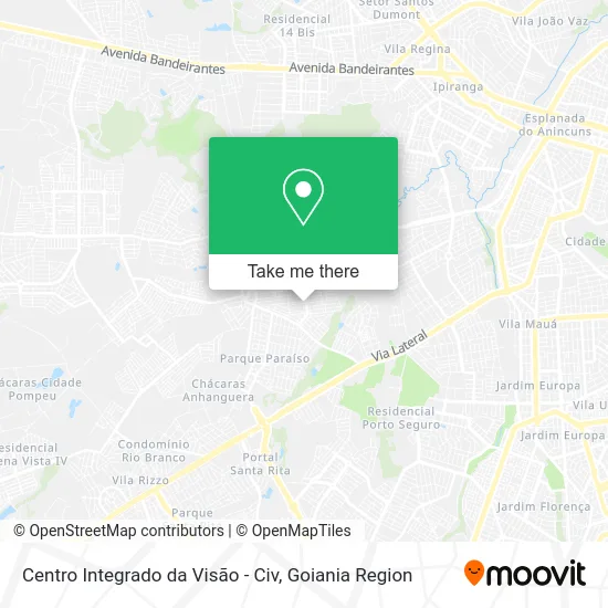 Centro Integrado da Visão - Civ map