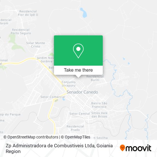 Zp Administradora de Combustiveis Ltda map