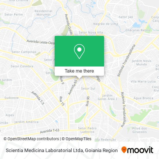 Scientia Medicina Laboratorial Ltda map