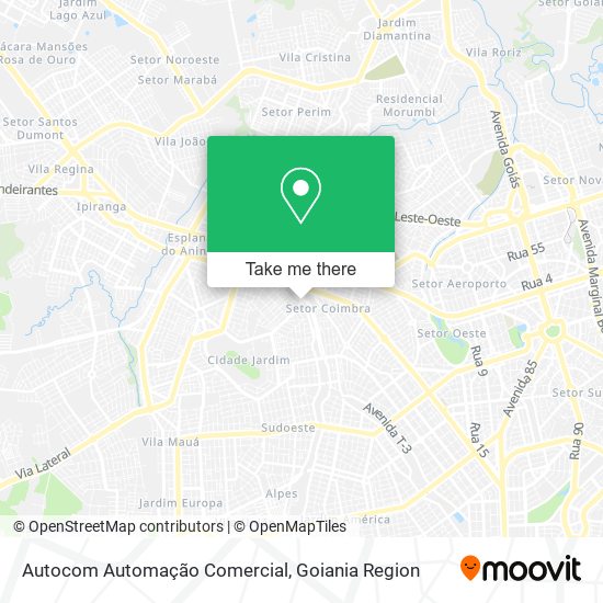 Mapa Autocom Automação Comercial