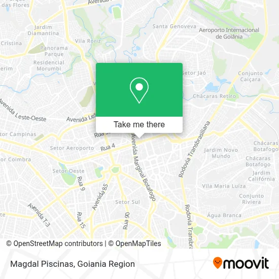 Magdal Piscinas map
