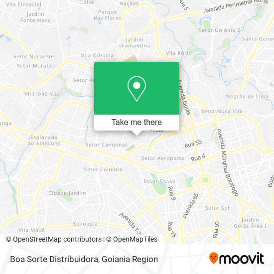 Boa Sorte Distribuidora map